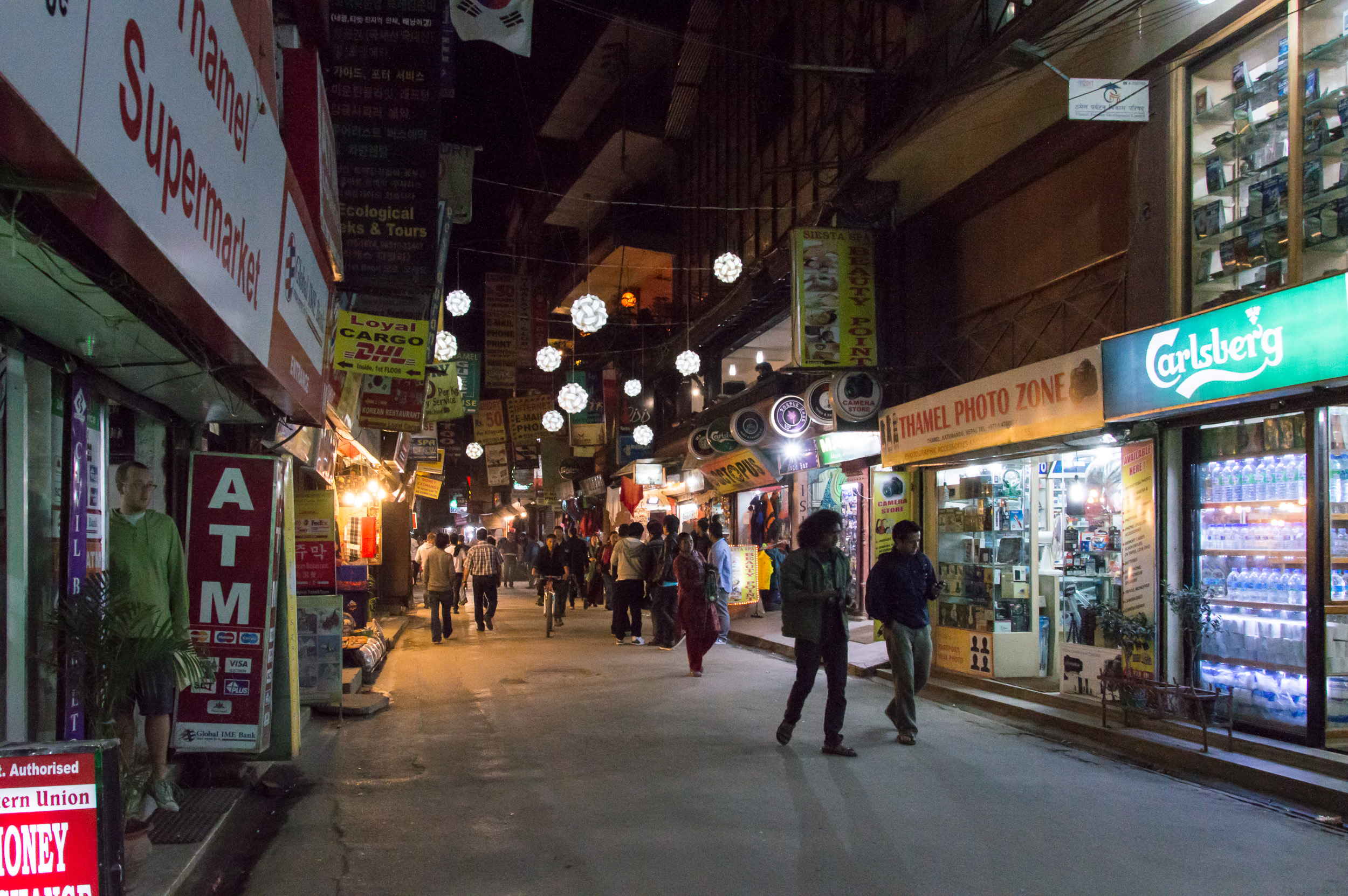 Thamel in Kathmandu